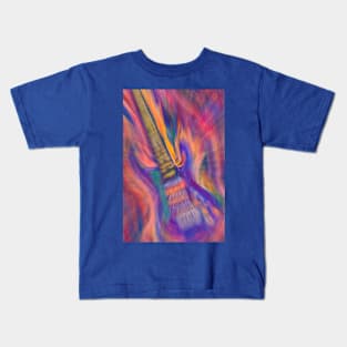 Guitar Art - In the Beginning Kids T-Shirt